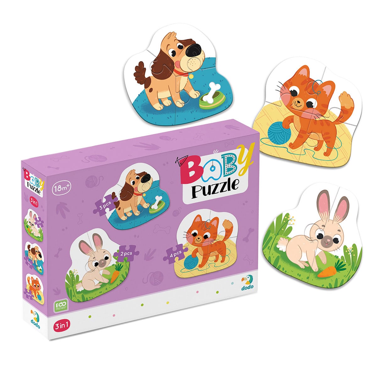 Puzzle Bebeluși Animale de Companie Dodo Toys | 18 luni+ - Default Title (4) [ps:63c0acd1-4598-4a67-b7c6-c1716de333f0]