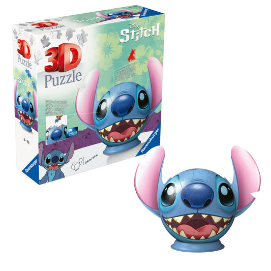 Puzzle 3D Glob Disney Stitch cu Urechi Ravensburger - Default Title (4) [ps:3b39a394-7811-4131-9860-1f22c90e6113]