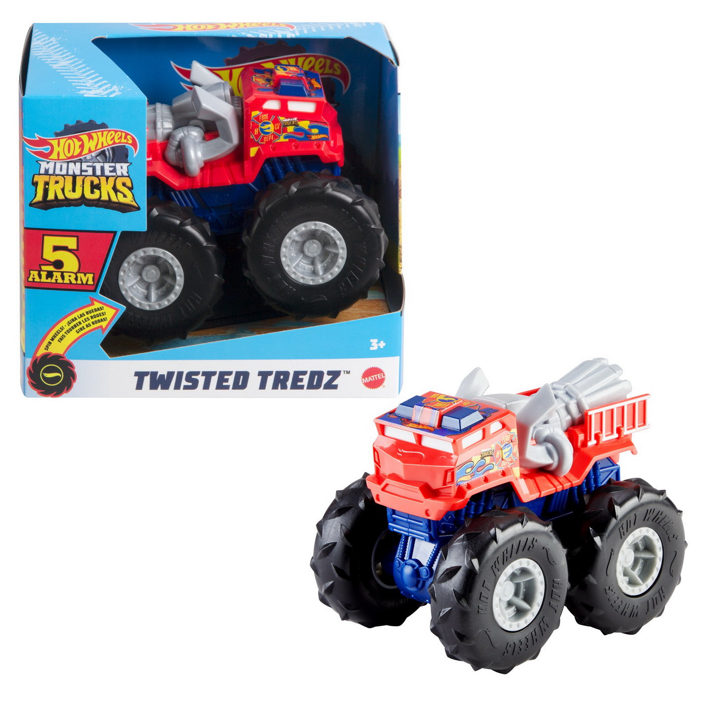HOT WHEELS MONSTER TRUCK MASINUTA TWISTER TREDZ 5 ALARM SCARA 1:43 [ps:788c8940-1fcf-4e5e-9f73-59c073067c08]