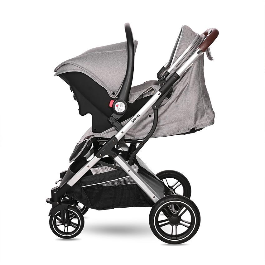 Cărucioar Lorelli Storm, 0 luni - 4 ani, Opaline Gri - Opaline Grey (4) [ps:b37371e1-442b-4560-b4bb-eefb509a1ce6]