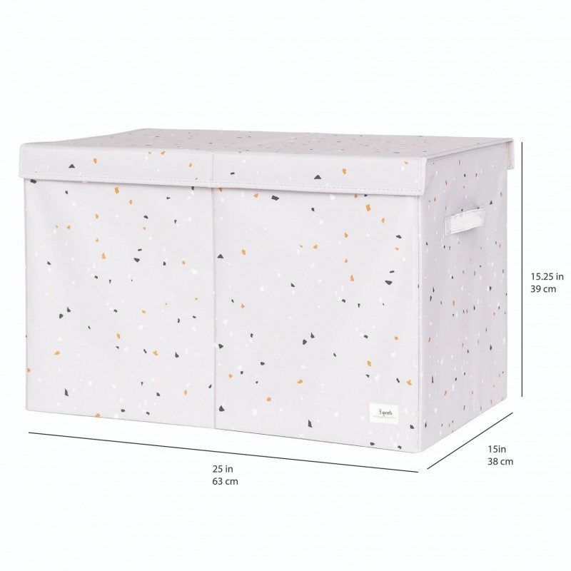 Cufar pliabil pentru camera copiilor, material reciclat Terrazo grey, 3 Sprouts [ps:6817ef37-a080-4017-a358-4f5d0f3006a3]