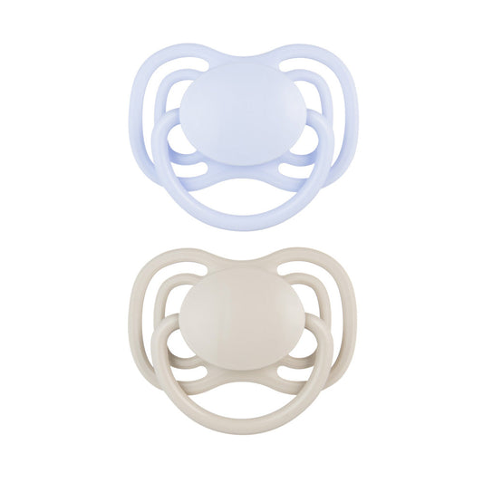 Suzeta simetrica din silicon 0-6m Dental Air Nude, 2 Pcs - Imagine 4