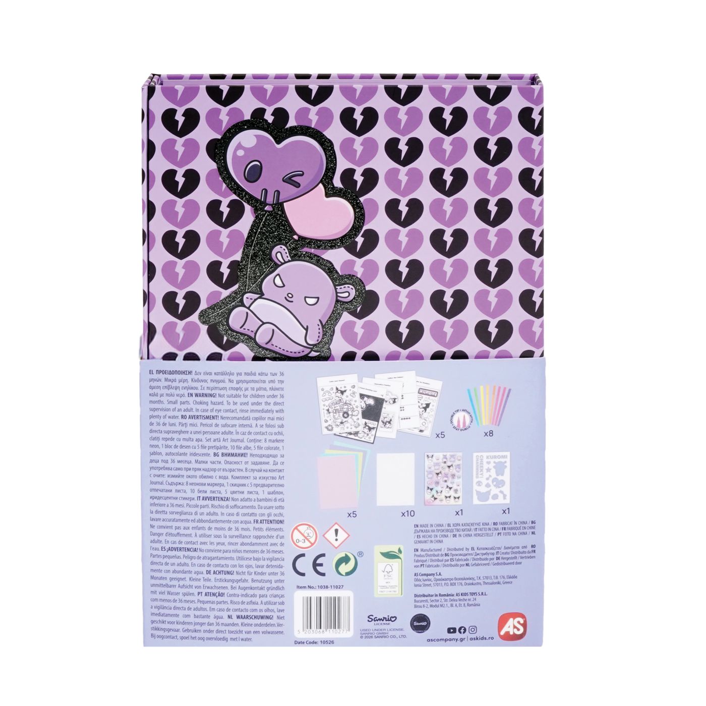 Jurnal Artistic Kuromi cu Markere Neon AS - Happi Hobbi - Default Title (4) [ps:898e5cd4-4789-461f-beca-948197077156]