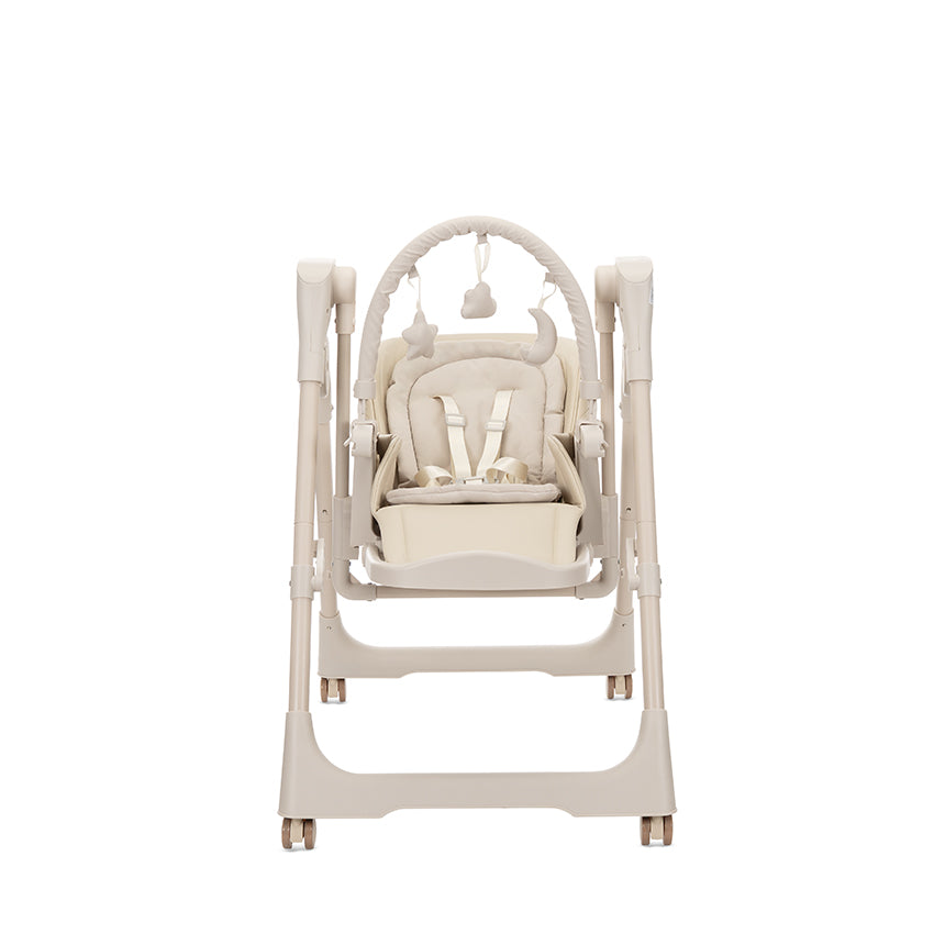 Leagăn Electric și Scaun Masă 2în1 Nomino Lorelli, Green - Beige (4) [ps:9d1b5926-7ae8-4c7b-8ade-61803d7d990e]