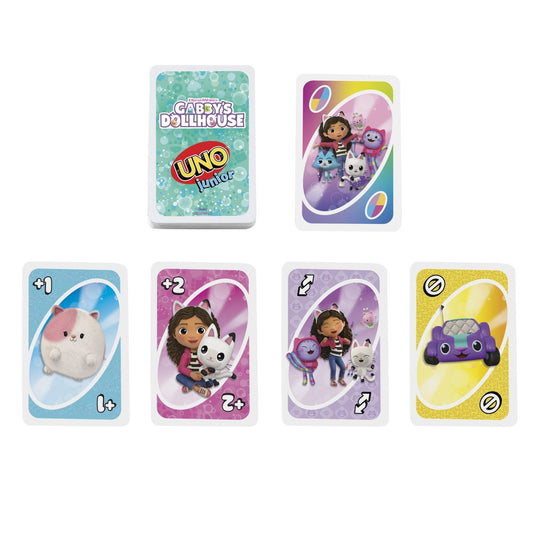 JOC DE CARTI UNO JUNIOR GABBYS DOLLHOUSE Mattel - Imagine 4
