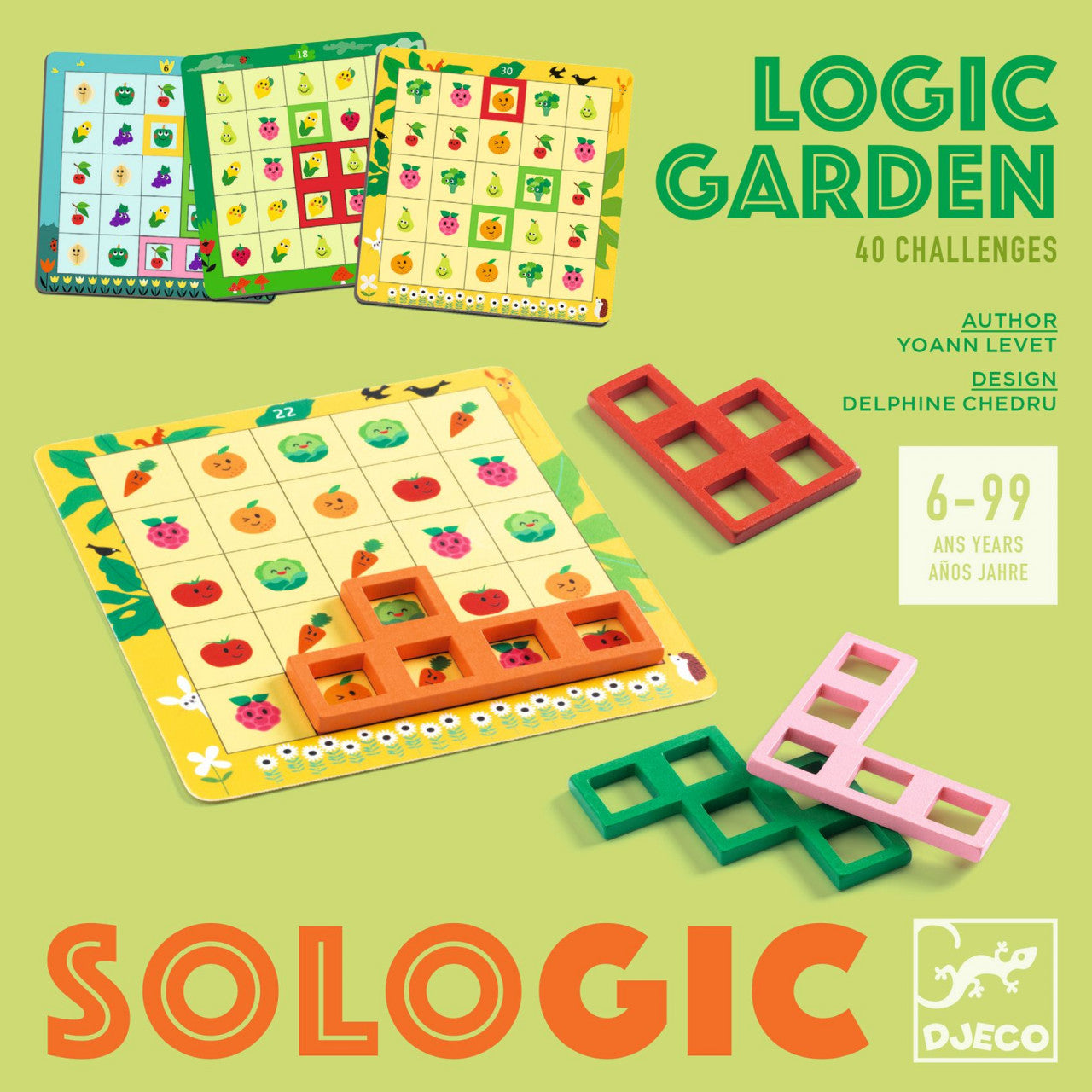Joc de logica Logic Garden, Djeco - Imagine 2 [ps:e475f3db-d8f1-4add-8d5f-292e5a43d3ea]