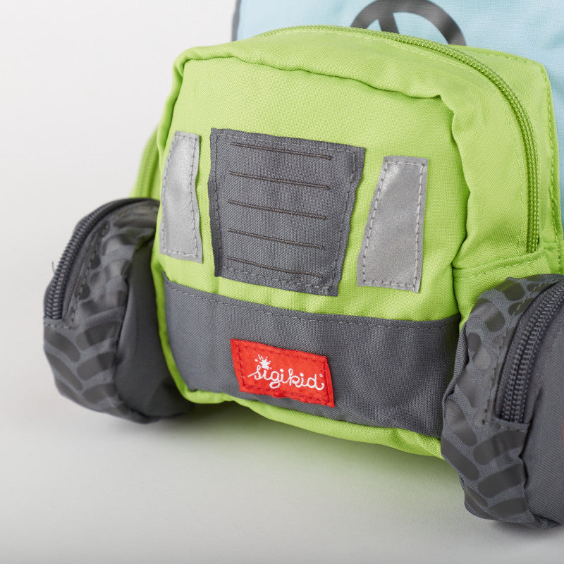 Rucsac pentru copii Tractor cu roti si detalii 3D, Sigikid [ps:6f84acb2-fa69-4ef5-9f66-12d5bfa4023a]