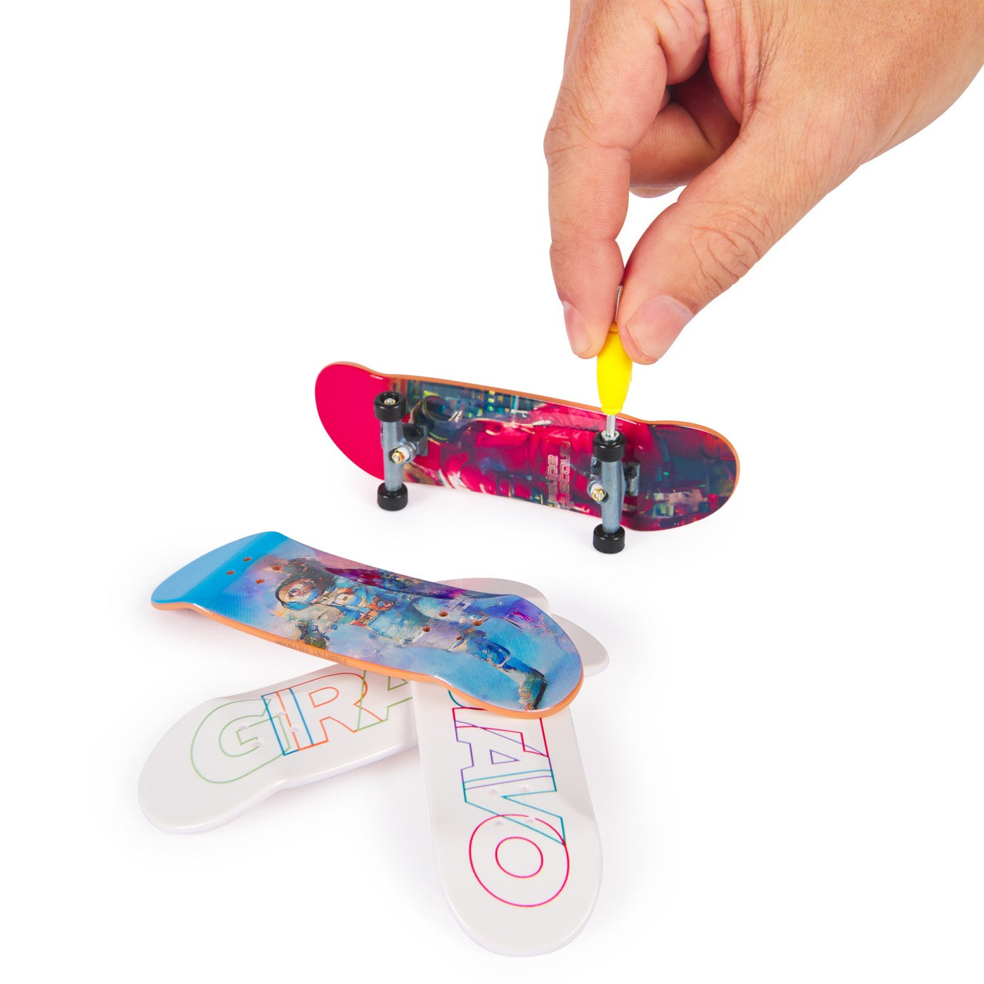 TECH DECK PACHET 4 PIESE FINGERBOARD GUSTAVO 9.6CM Spin - Imagine 4 [ps:f6a88f03-25dd-4cf9-9b6f-c68e462d1bc1]