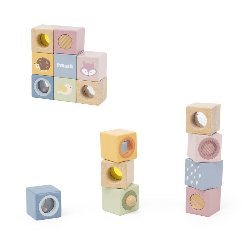 Set de cuburi senzoriale, PolarB Viga [ps:6849032c-5093-48c7-b296-0363c410b488]