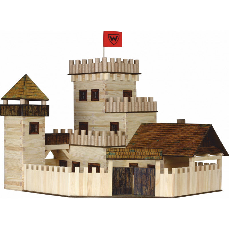 Set constructie arhitectura Castel, 607 piese din lemn, Walachia [ps:ab0a463c-6e09-4e4c-baa8-1e5858e4494c]