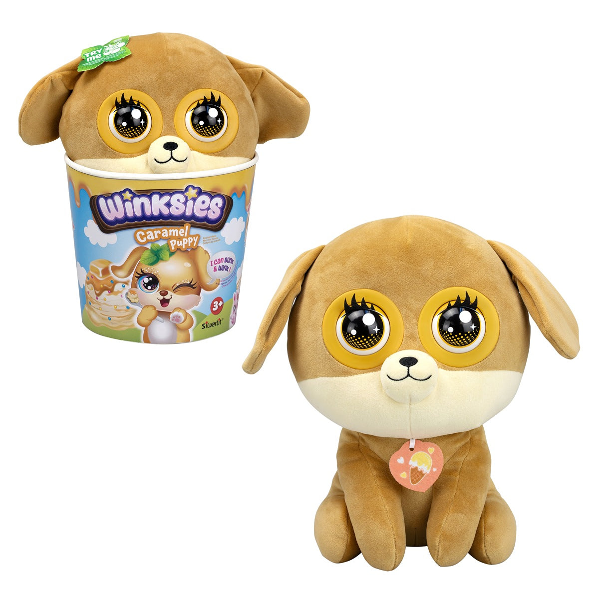 WINKSIES Caramel Puppy, jucarie de plus, catelus interactiv - Imagine 2 [ps:23e7ce4c-864f-459d-bfff-a44b059023fd]