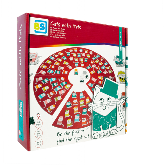 Pisici cu palarii, joc de atentie, BS Toys [ps:a9eba3a6-12f2-4594-b422-c220237b5b3b]