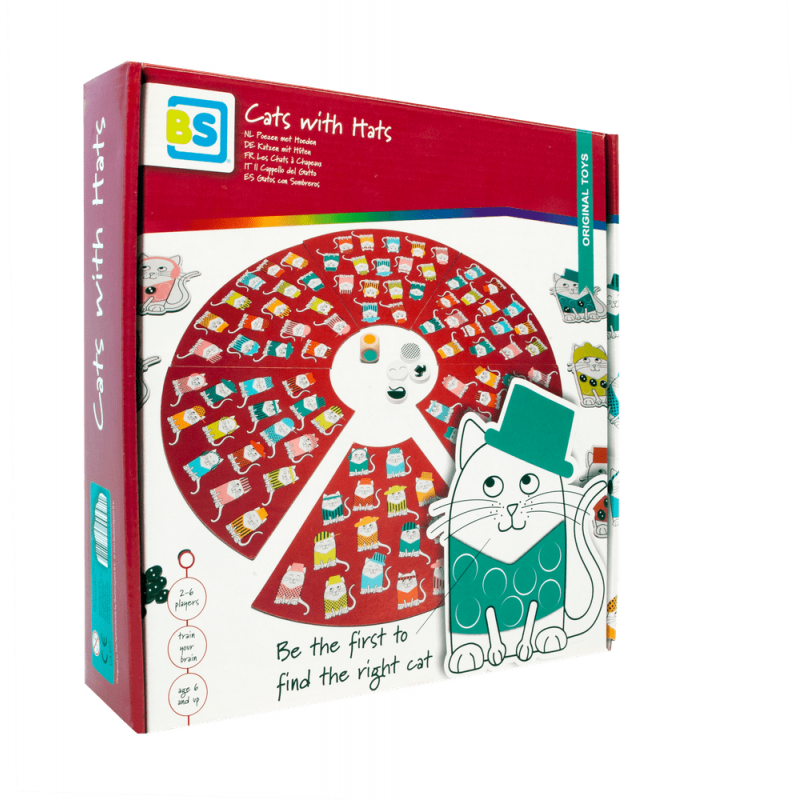 Pisici cu palarii, joc de atentie, BS Toys [ps:a9eba3a6-12f2-4594-b422-c220237b5b3b]