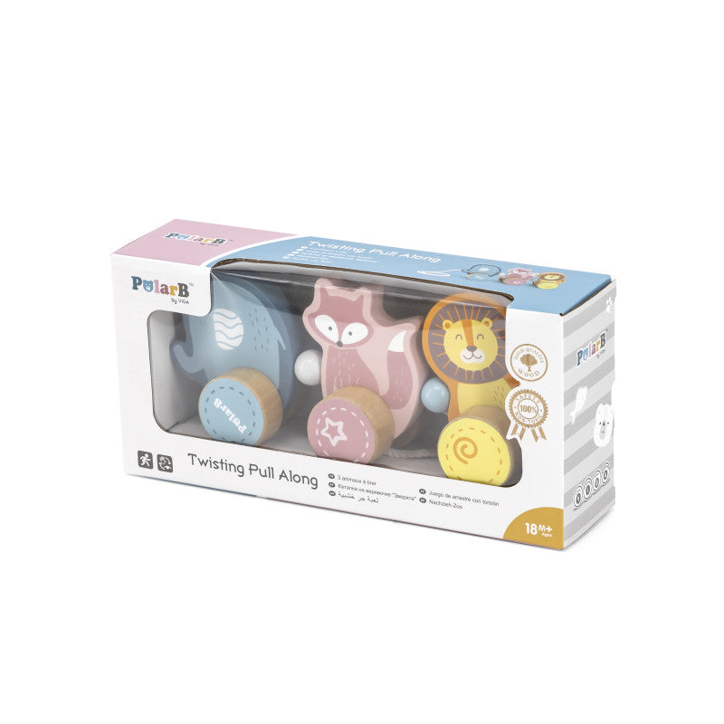 Jucarie de tras Animale din padure, PolarB, Viga [ps:35bb4adf-e205-40f2-9a0b-e96c29537813]