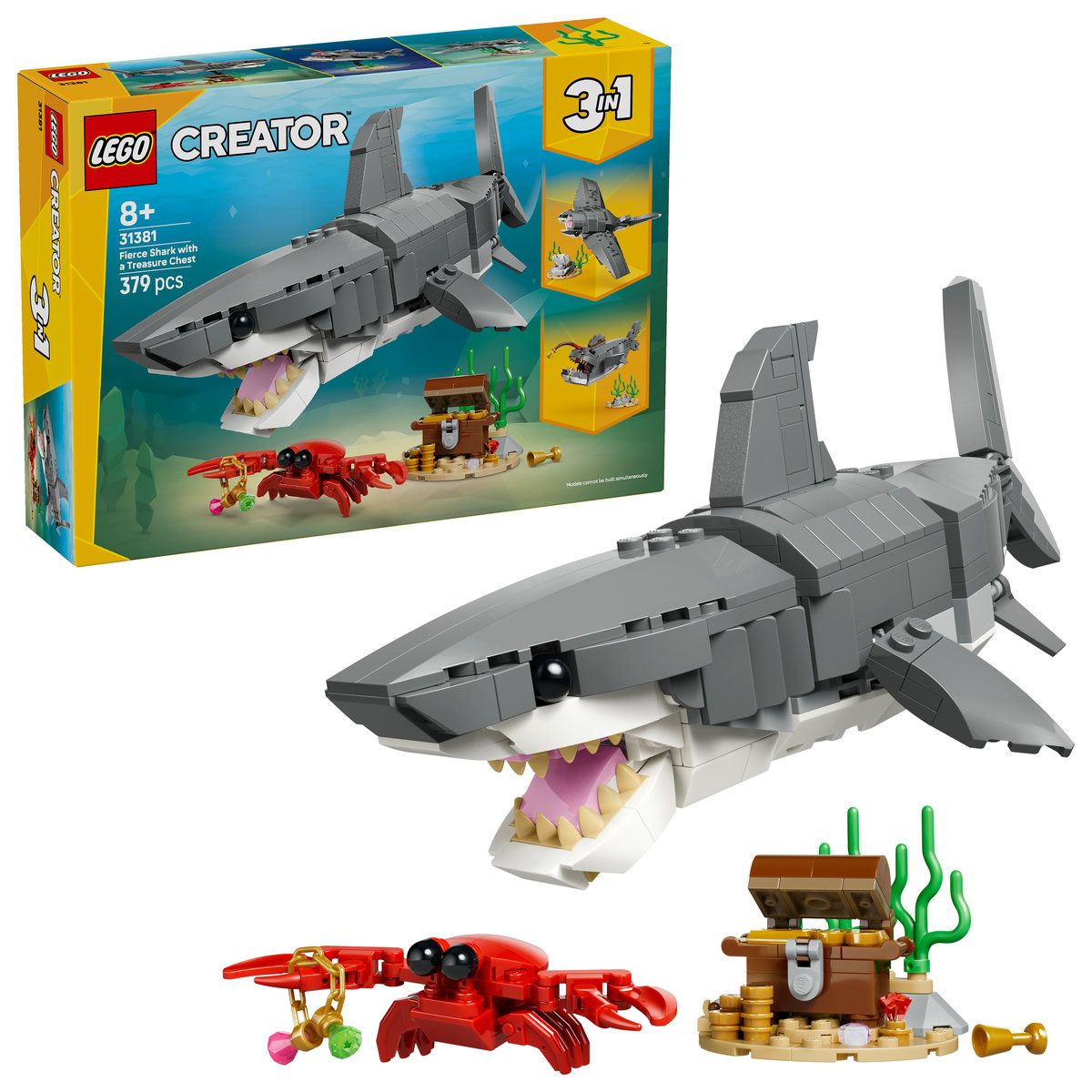 LEGO CREATOR RECHIN FEROCE CU UN CUFAR DE COMORI 31381 - Imagine 7 [ps:8dbdbadd-4fd9-420c-8c48-9b1b2bbb4d8c]