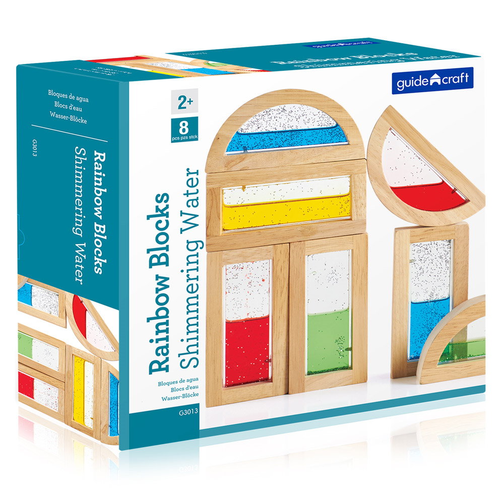 Rainbow Blocks Guidecraft - Blocuri Senzoriale cu Sclipici - Cu Lichid Colorat Si Sclipici Guidecraft (4) [ps:5b271a29-62c7-4861-9b55-4673154e5410]