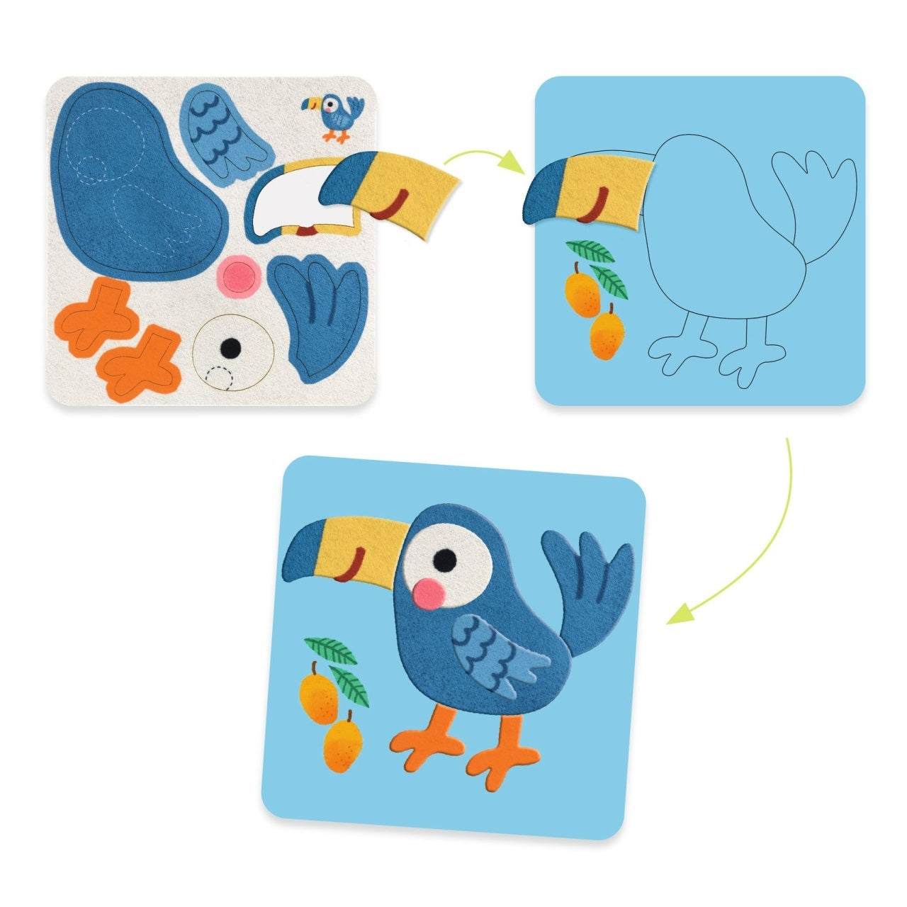 Joc Creativ Stickere Fetru Animaluțe Moi Djeco - Default Title (4) [ps:80c6993b-c5ca-4b0c-b879-7f6dda3bec76]