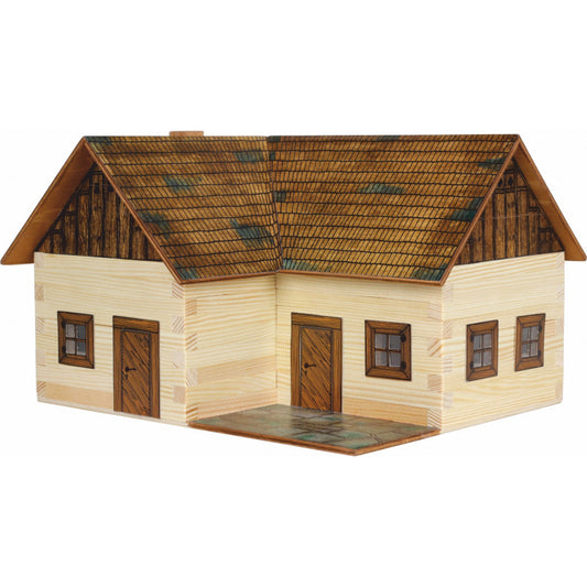 Set constructie arhitectura Casuta ideala, 154 piese din lemn, Walachia [ps:4f2c0199-bc88-464c-96ce-4a1c29ff51ef]