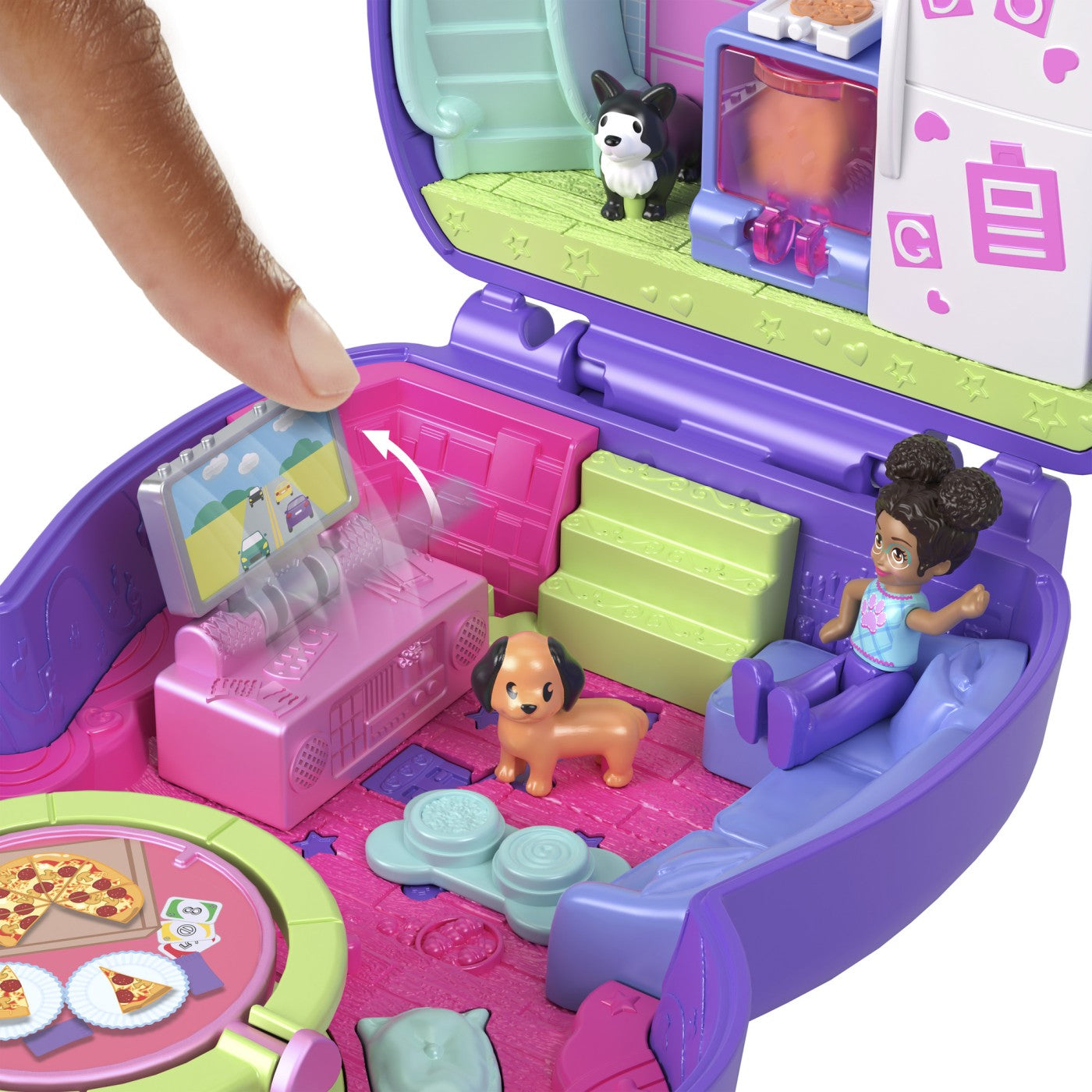POLLY POCKET SET GENTUTA ANIMALUT CATELUS IN PIJAMA CU - Imagine 5 [ps:13507970-5fb4-4da2-ab68-1cea53a98490]