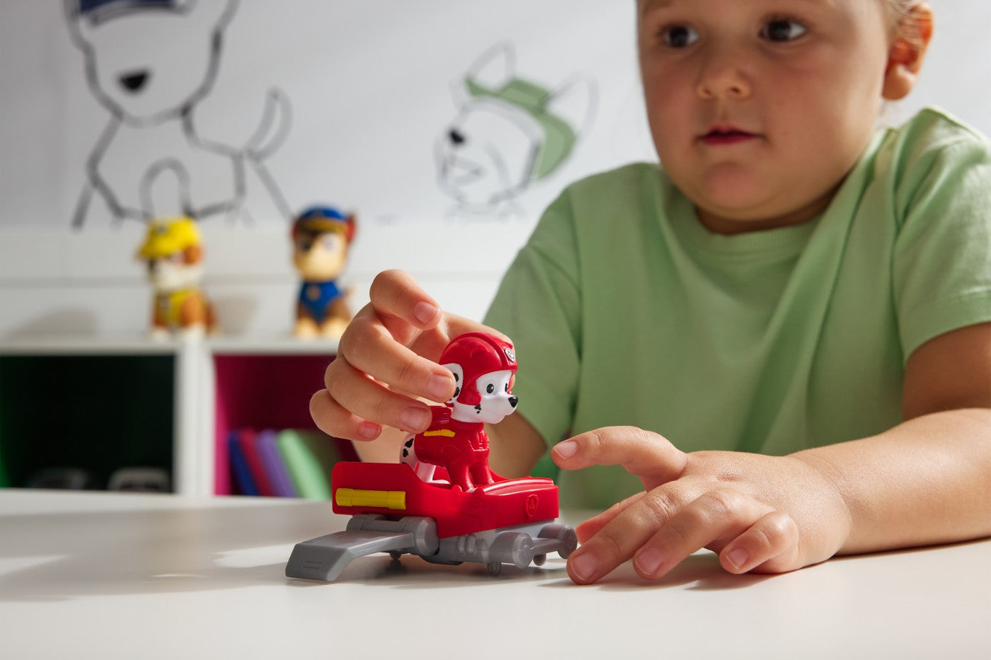 PATRULA CATELUSILOR ACTION PUPS SET VEHICUL DE SALVARE - Imagine 4