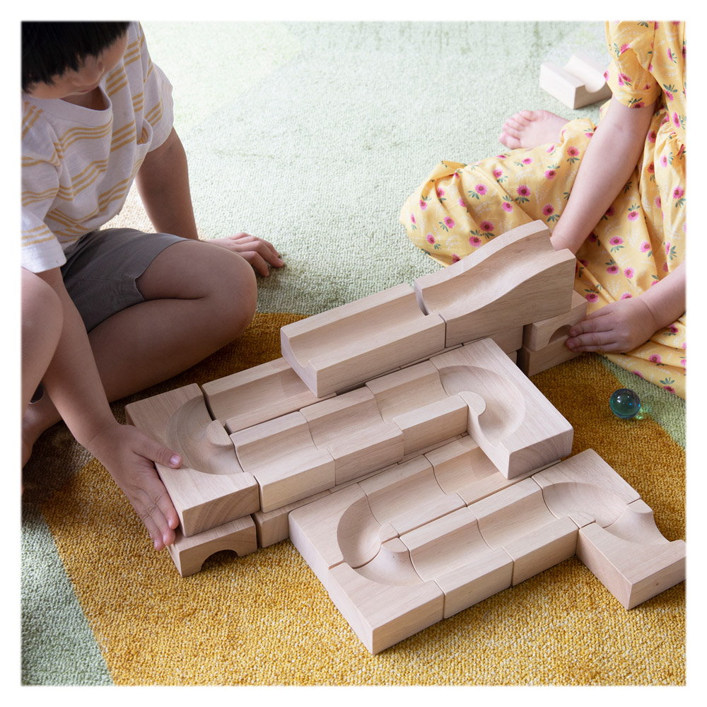 Traseu Modular din Lemn cu Bile Guidecraft, 40 piese - Default Title (4) [ps:dc151be9-1c24-4025-881f-850724c3fc25]