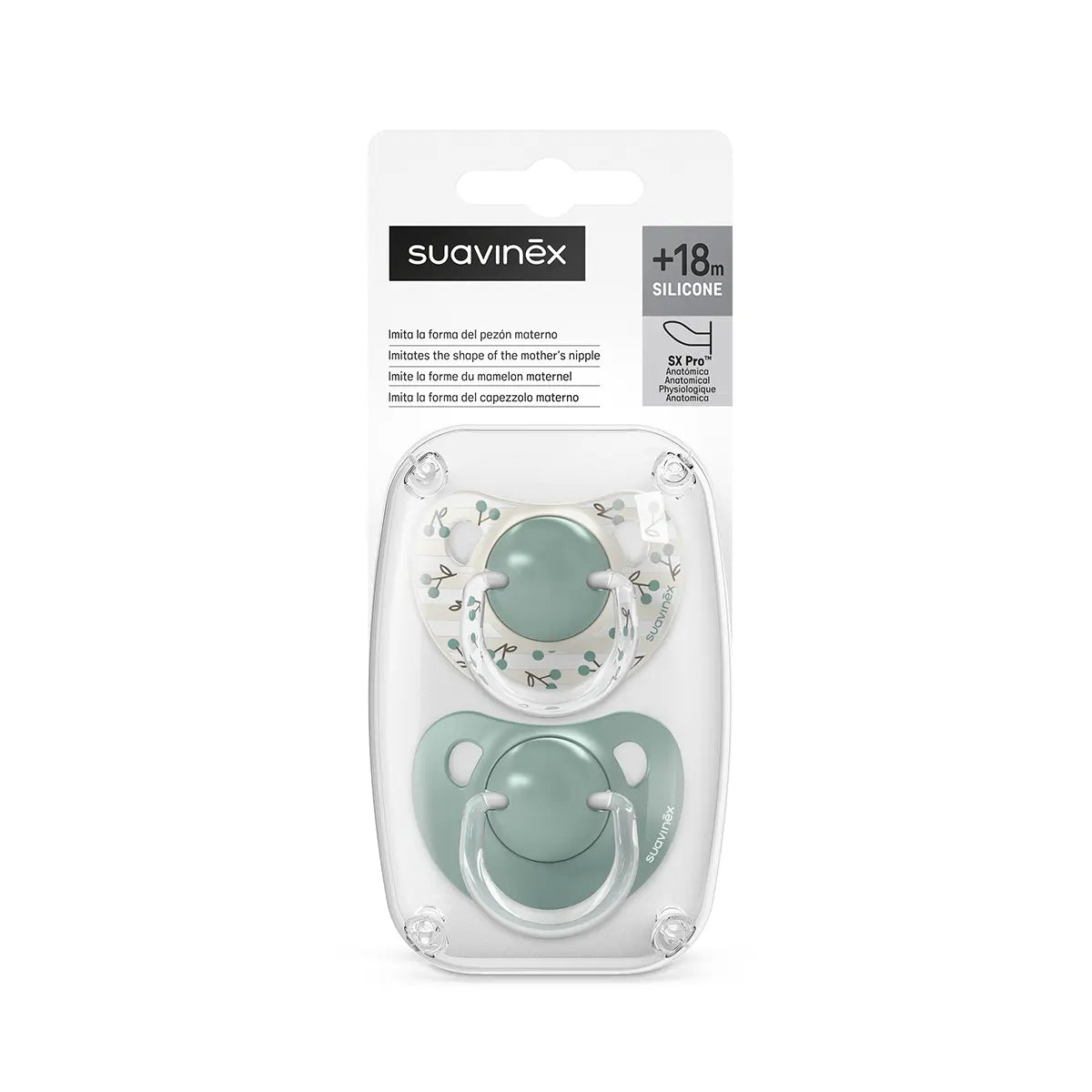 Suzeta Anatomica Suavinex SX Pro +18 luni, Bej Birdies - 2 - Mentă (4) [ps:49bff326-d5e1-4cb7-b1e7-ba93ed7d9d04]