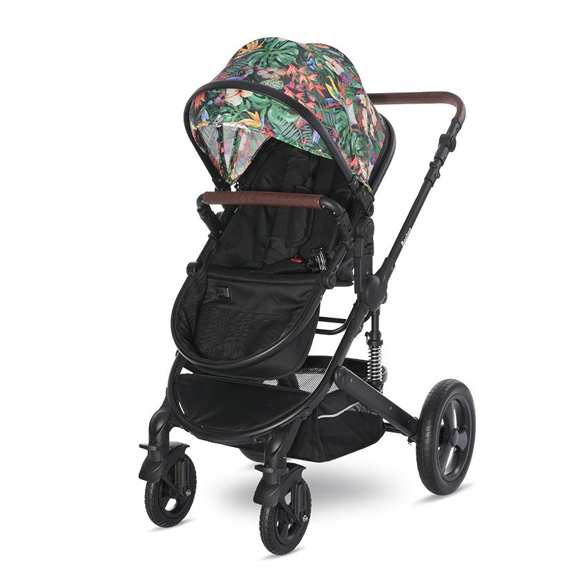 Cărucior Transformabil Lorelli Boston, 0-22 kg, Dolphin Grey - Tropical Flowers (4) [ps:f2090028-3031-4e33-921c-680cc4fd2285]