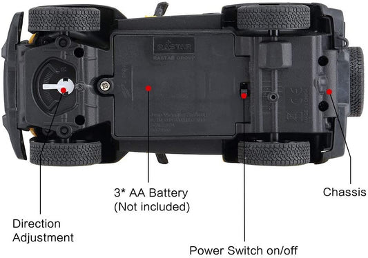 MASINA CU TELECOMANDA JEEP WRANGLER RUBICON GALBEN CU - Galben (4) [ps:d03137ac-e061-4959-8a61-ee5c123390cc]