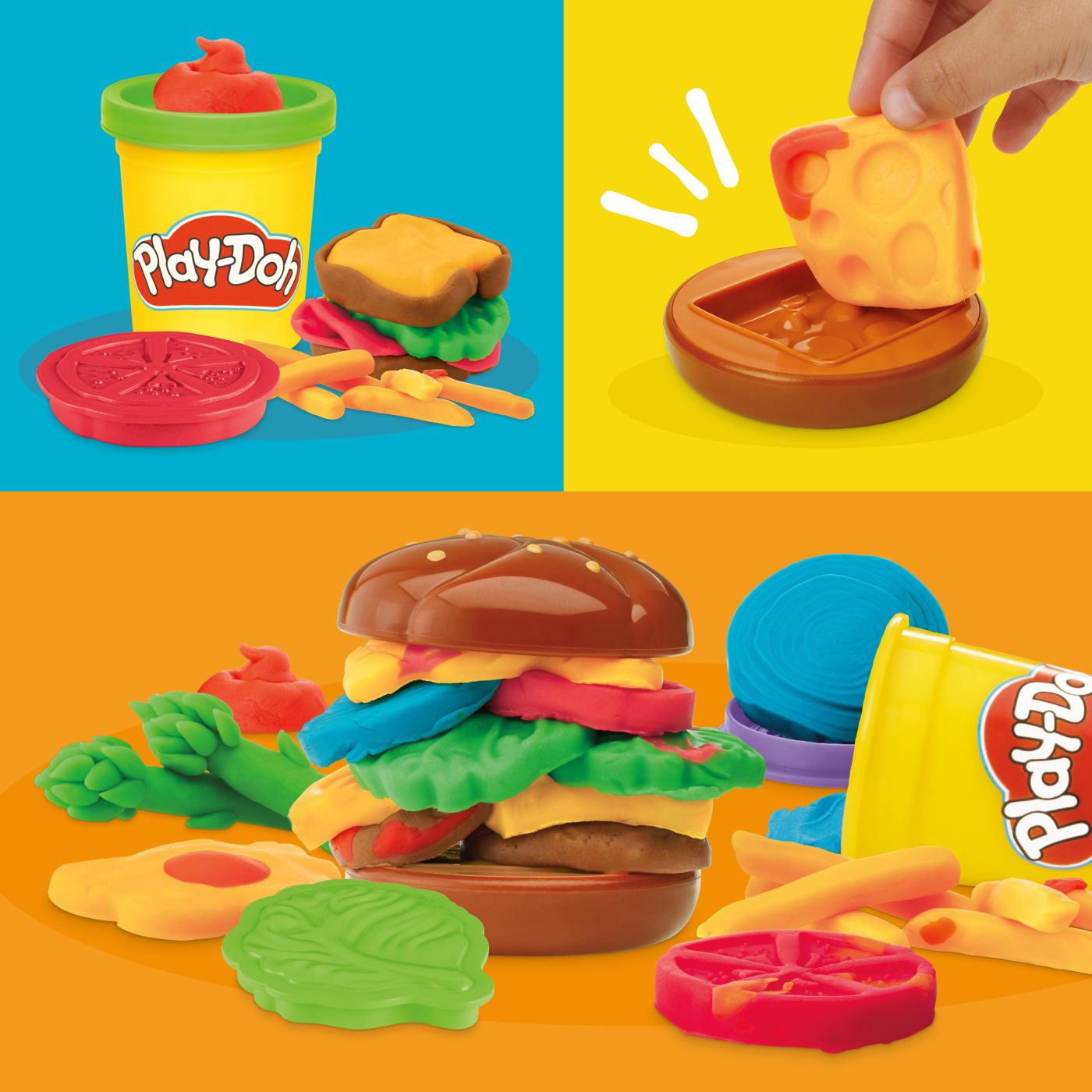 PLAY DOH SET DE GATIT BURGER Hasbro - Imagine 3 [ps:97273edb-68c4-4cbc-9eae-363ded8371b7]
