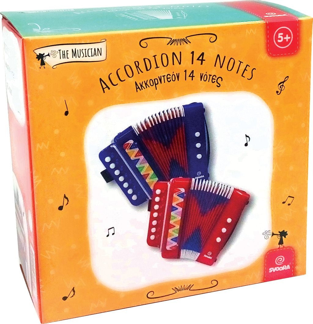 Instrument muzical acordeon albastru Svoora - Roșu [ps:90d958dc-2544-436d-ad4d-d2041c4db101]