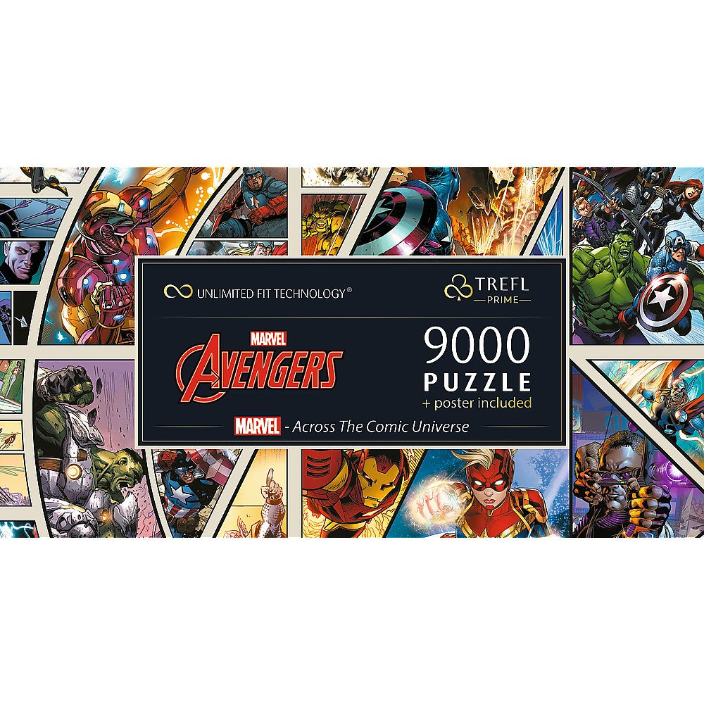 PUZZLE TREFL UFT 9000 MARVEL AVENGERS PRIN UNIVERSUL COMIC - Default Title (4) [ps:b04a5893-1835-4550-baaa-491ed3b197e9]
