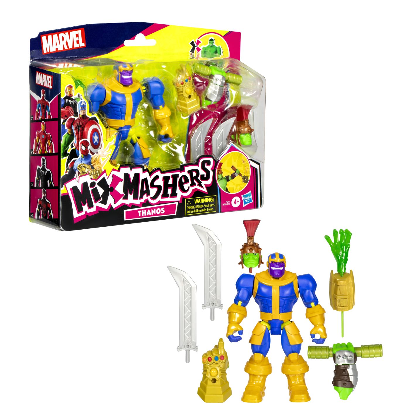 MARVEL AVENGERS MIX MASHERS SET FIGURINA THANOS 12CM SI - Imagine 8 [ps:ae87362c-1d0e-45b5-a9ff-e10af15aff6f]