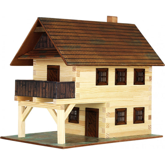 Set constructie arhitectura Primarie medievala, 194 piese din lemn, Walachia [ps:a5a66a59-a7af-4531-868d-f8c3287ac0d0]