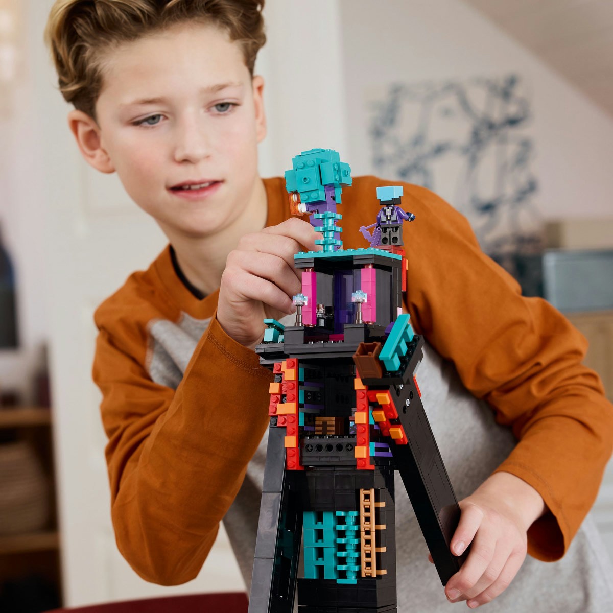 LEGO MINECRAFT TURNUL ENDERMAN 21279 - Imagine 6 [ps:2a91a947-6bb1-4cd7-a8f7-96ccf94f6eff]