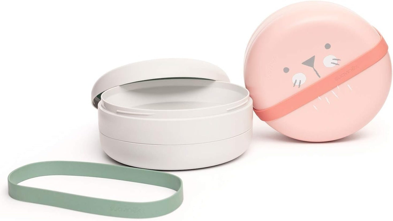 Set boluri pentru prânz roz Hygge Suavinex +4 luni - Roz [ps:9837912b-108b-4ca7-b353-fc46919b57ff]