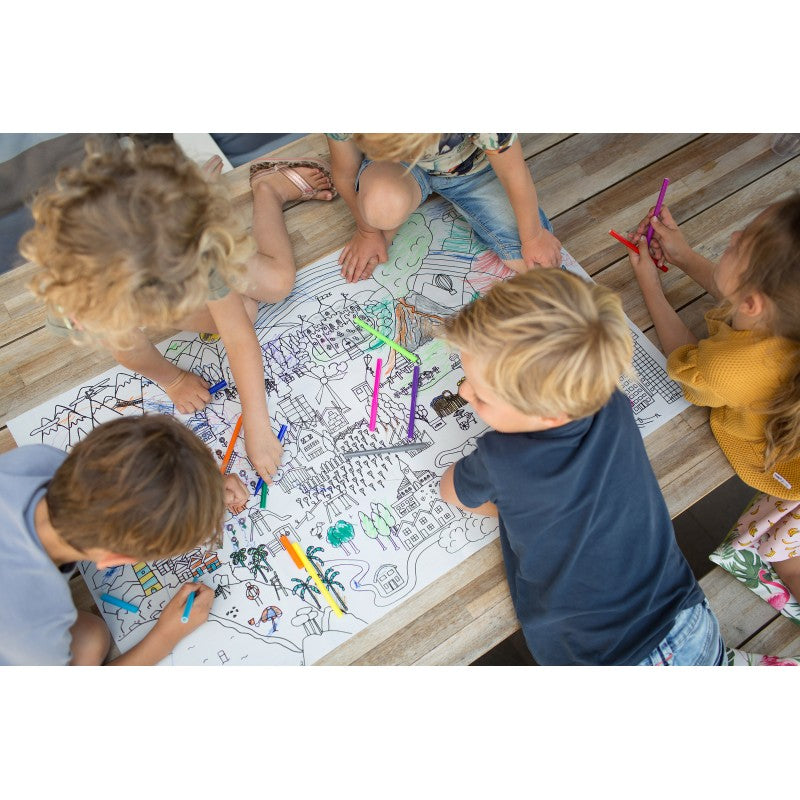 Set de colorat gigant, BS Toys [ps:2ed7d163-382f-4858-91b2-a55fef8f40ef]