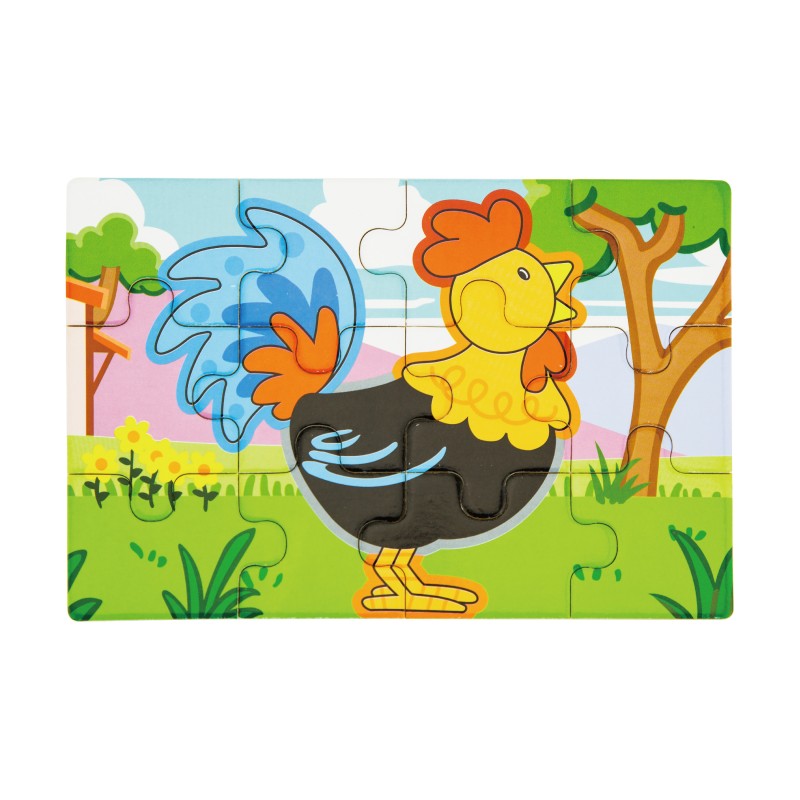 Puzzle conectabil 4 in 1 - Ferma, Viga [ps:0a64c8ee-e643-4055-872e-c62576b0150e]