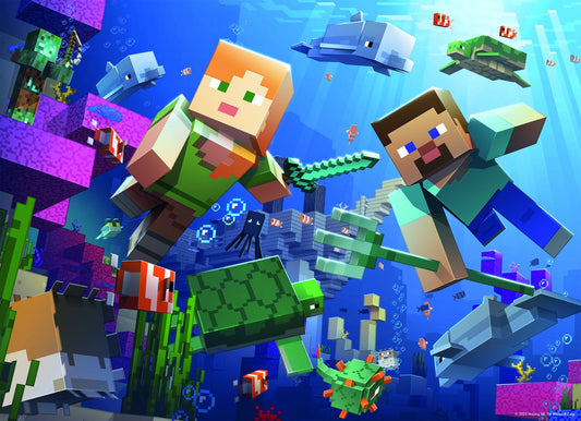 Puzzle Minecraft 4in1 Ravensburger - Set Jucării Creative - Default Title (4) [ps:30ec8516-6408-4800-b700-47c9d558f865]