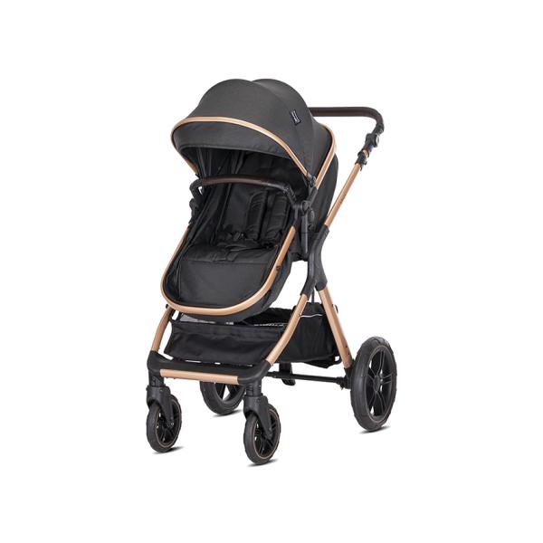 Set Cărucior 3în1 Lorelli Viola, Coș Auto Spirit, Negru - Black (4) [ps:548eaa06-db54-4fce-bd20-8a01a73e6322]