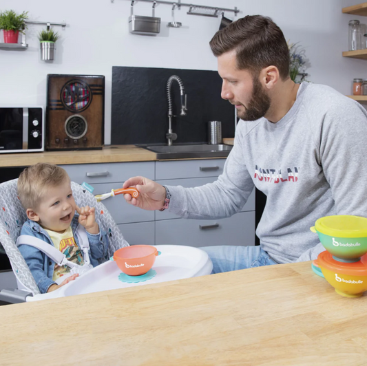 Set 3 Boluri Mâncare cu Suport Badabulle - Culori Diverse - Default Title (4) [ps:4c3fa4f2-703a-4fe5-8a39-7e74c4007749]