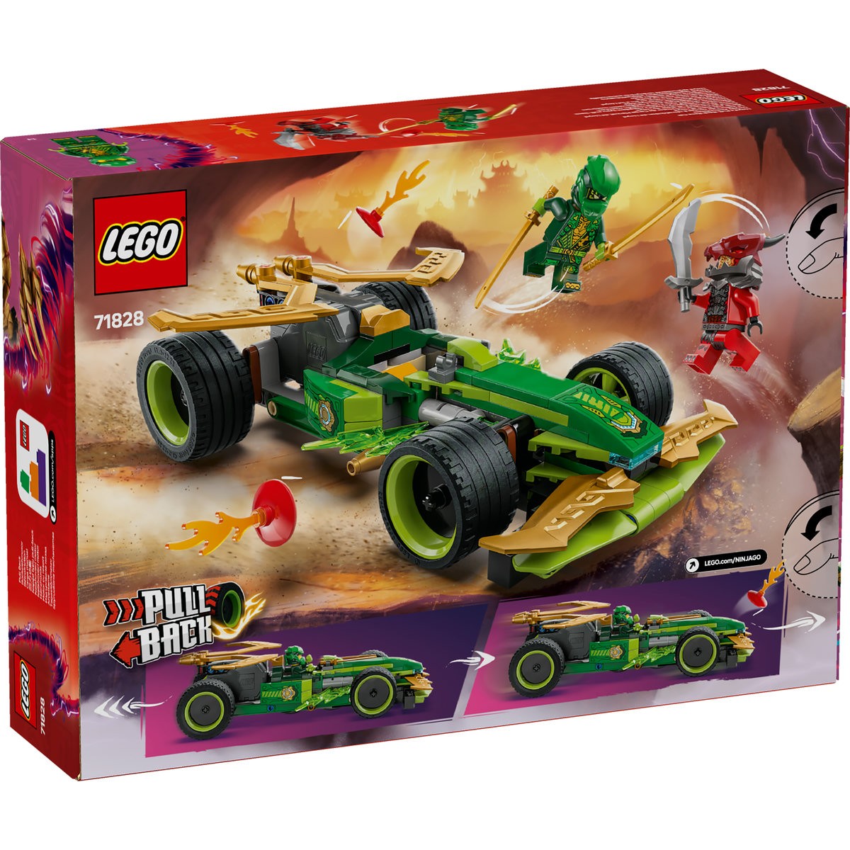 LEGO NINJAGO MASINA DE CURSE PULL-BACK A LUI LLOYD 71828 - Imagine 8 [ps:47a1bb59-3fde-4ea9-8e4b-4e6c4f296611]