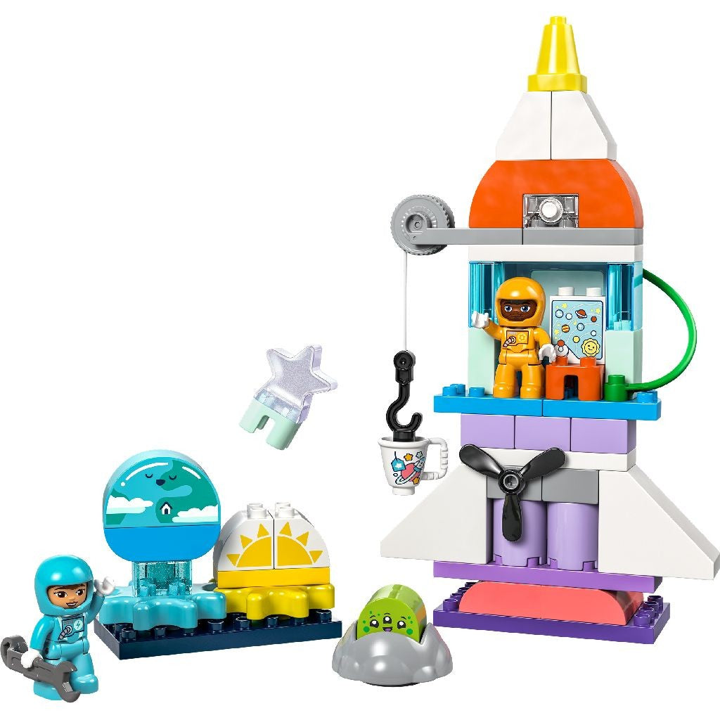 LEGO DUPLO AVENTURA CU NAVETA SPATIALA​ 3 IN 1 10422 - Imagine 2 [ps:167d42f7-855b-47cf-b191-8e83e5096ac4]