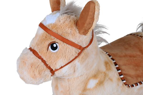 Calut gonflabil din plus pentru sarit, Knorr Toys, include pompa de aer, husa moale detasabila din material textil, 63x26x52 cm, pana la 50 kg, 12 Luni+, Beige - Imagine 4 [ps:e5cb594e-a9e0-48fa-9f32-09269c94baf6]
