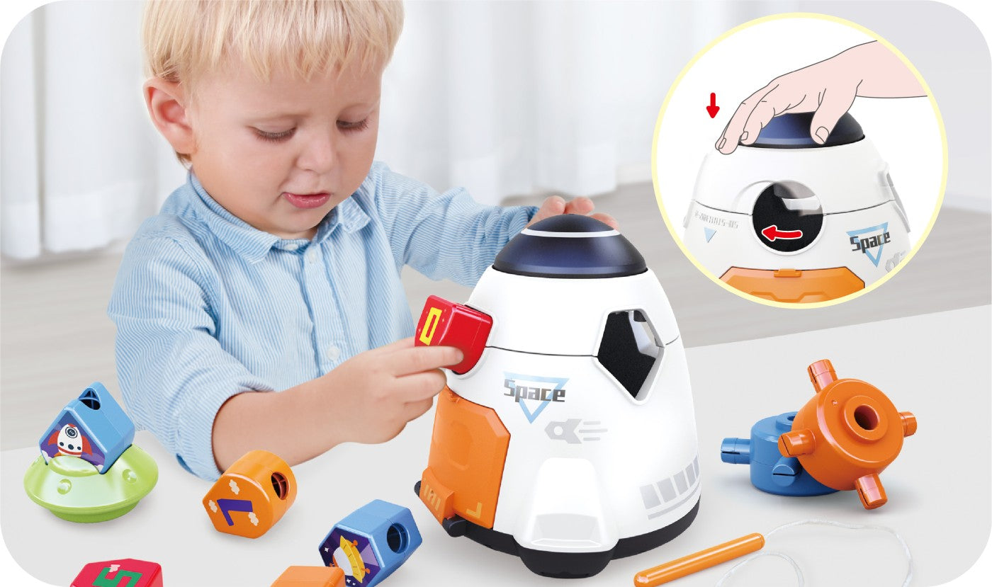 SET DE CONSTRUCTIE IN FORMA DE NAVA SPATIALA Jucarii Bebe - Imagine 3 [ps:886cd2b9-1147-46fc-be6c-77650e9bbcb5]