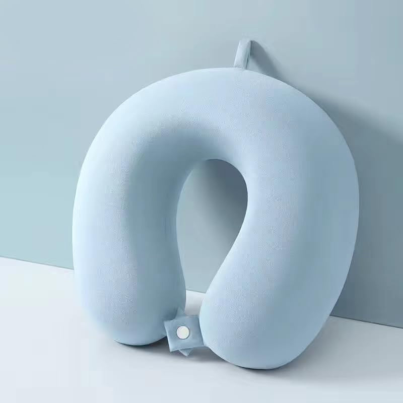 Perna de Calatorie Flippy cu Spuma cu Memorie, Gri - Bleu (4) [ps:5729b705-92d1-4b75-9d29-81b11c4198cf]