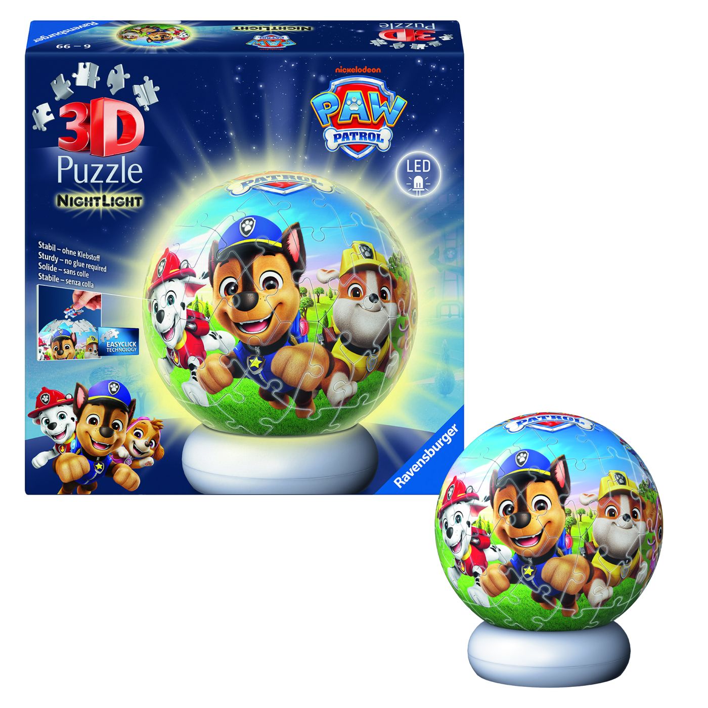 Puzzle 3D Glob Patrula Cățelușilor cu LED - Ravensburger - Default Title (4) [ps:f6ef9902-50c8-4432-b73f-360e8a4f3f81]