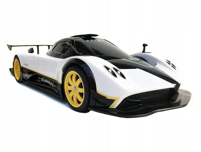 MASINA CU TELECOMANDA PAGANI ZONDA R ALB CU SCARA 1 LA - Alb