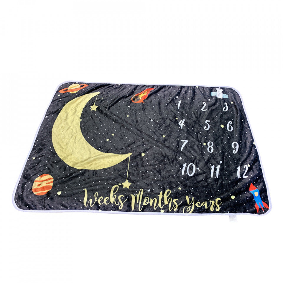 Paturica Milestone plusata pentru fotografii memorabile Luna neagra Drool [ps:5ab1dcc4-d479-4d08-a101-11778c0119c0]