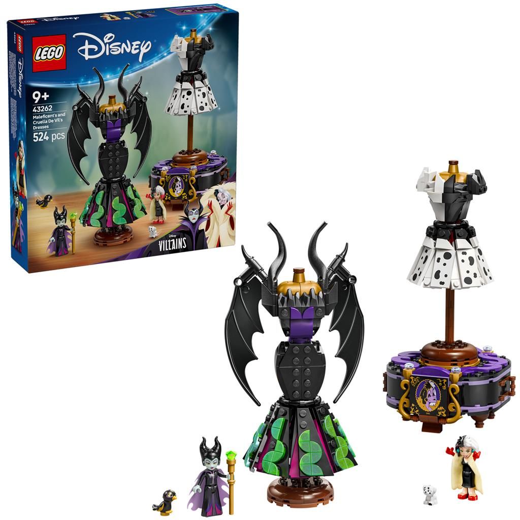 LEGO DISNEY ROCHIILE LUI MALEFICENT SI CRUELLA DE VIL 43262 - Imagine 9 [ps:0024cfa9-a435-4a18-8fd9-c81613a0ff18]