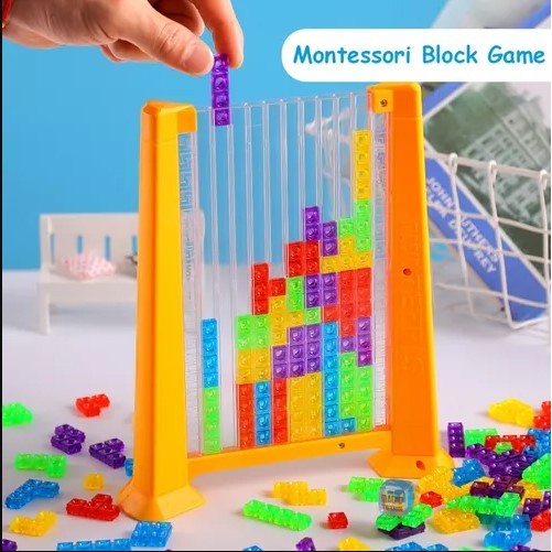 Joc Inteligență Tetris Tangram Flippy, 70 Piese, Montessori - Galben (4) [ps:5d29dfcb-e4c9-469e-9051-151b7a090e11]